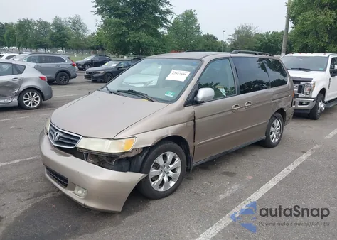 2003 Honda Odyssey Ex-L из США, поврежденный, VIN 5FNRL18043B110922